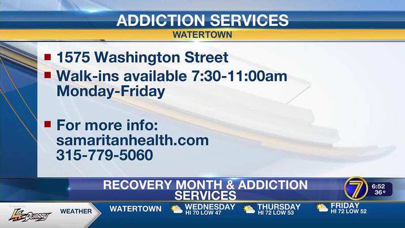 Morning Checkup: Samaritan Addiction Services