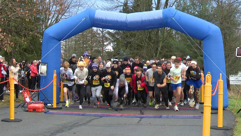 The Watertown YMCA's 40th annual Turkey Day Run was held Thanksgiving morning.